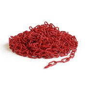 Montour Line Red Plastic Chain, 2 In, 125 Ft. Long CH-CH-20-RD-125-BX